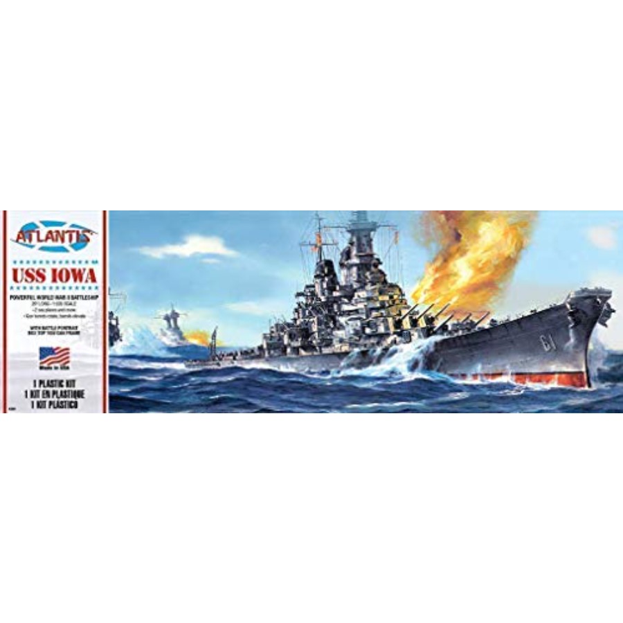 Model Kit Uss Iowa - Plastik Model KIT USS Iowa