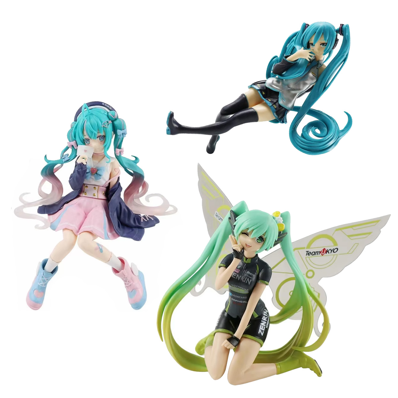 Model Kit Hatsune Miku - Hatsune Miku Anime Figürü Çoklu Stiller