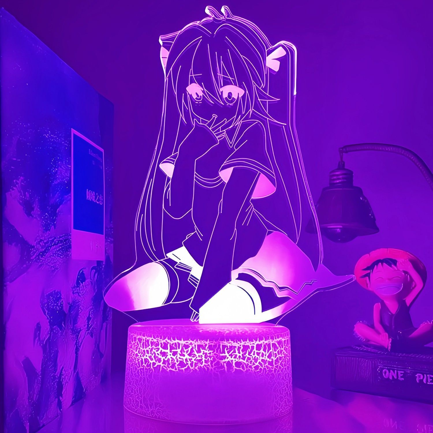 Model Kit Hatsune Miku - Anime Çevre Birimleri Hatsune Miku Figürü