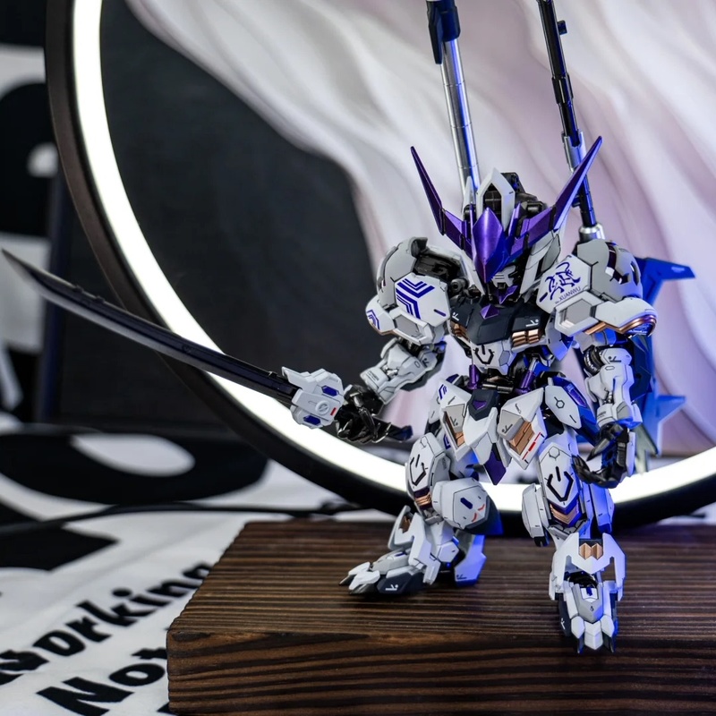 Model Kit Eighty Six - MGSD Barbatos G08A Siyah Kaplumbağa Mecha
