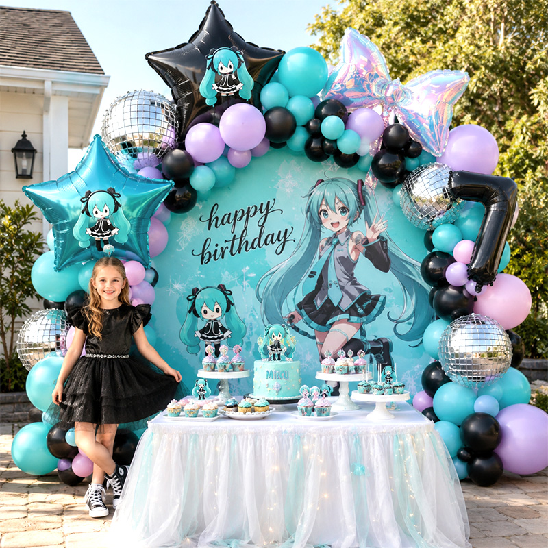 Model Kit Hatsune Miku - Hatsune Miku Sanal Şarkıcı Balon Kemeri