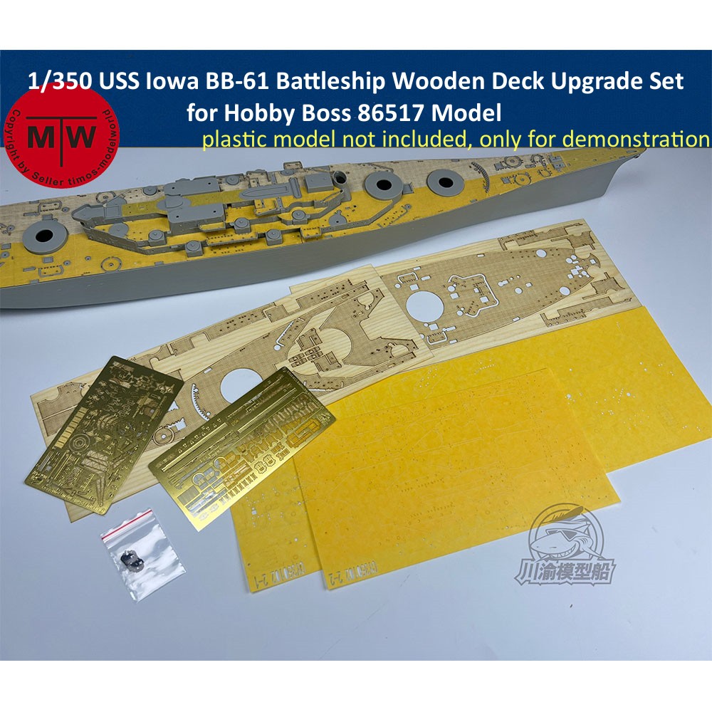 Model Kit Uss Iowa - 1/350 Ölçekli USS Iowa BB-61 Savaş