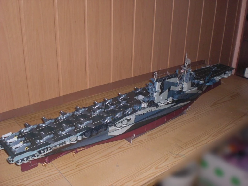 Model Kit Uss Iowa - 1:200 Ölçekli USS Saratoga (CV-3) Uçak