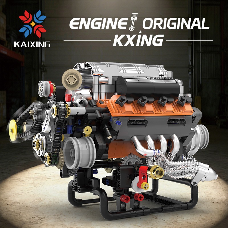 K96215 767 Parça V8 Motor Mode - Model Kit Engine V8 incelemesi ve fiyatı