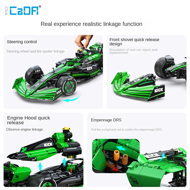 Cada Sauber F1 Takımı C44 Form - Model Kit Formula 1 incelemesi ve fiyatı
