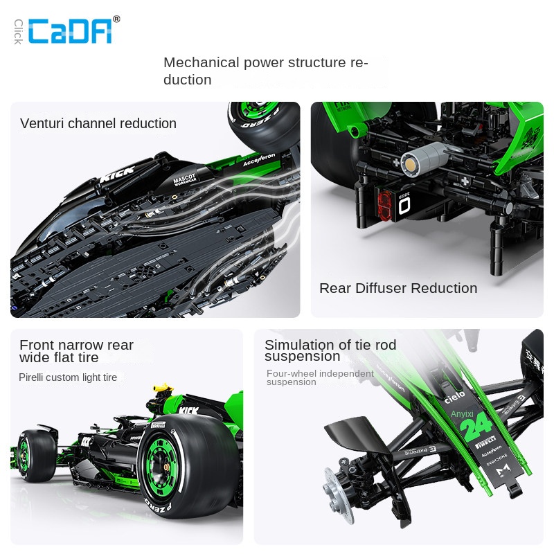 Cada Sauber F1 Takımı C44 Form - Model Kit Formula 1 incelemesi ve fiyatı