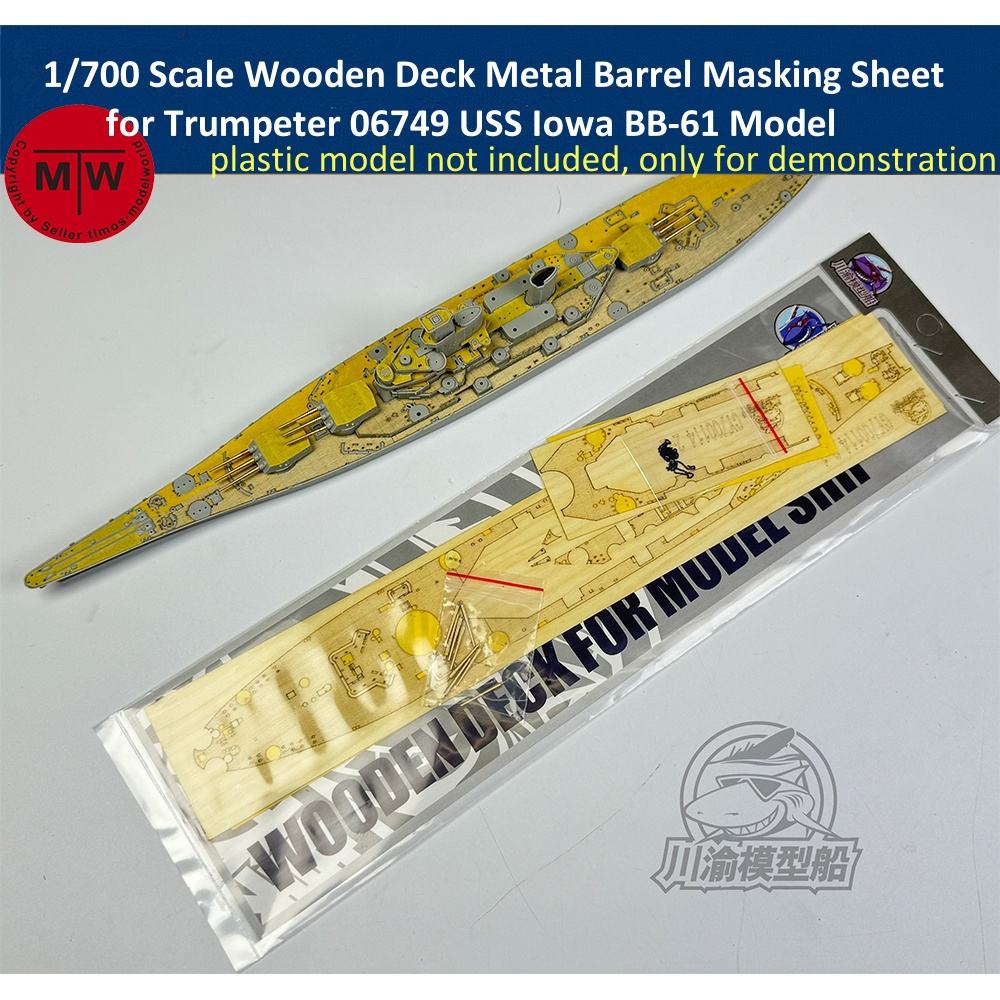 1/700 Ölçekli Ahşap Güverte Me - Model Kit Uss Iowa incelemesi ve fiyatı