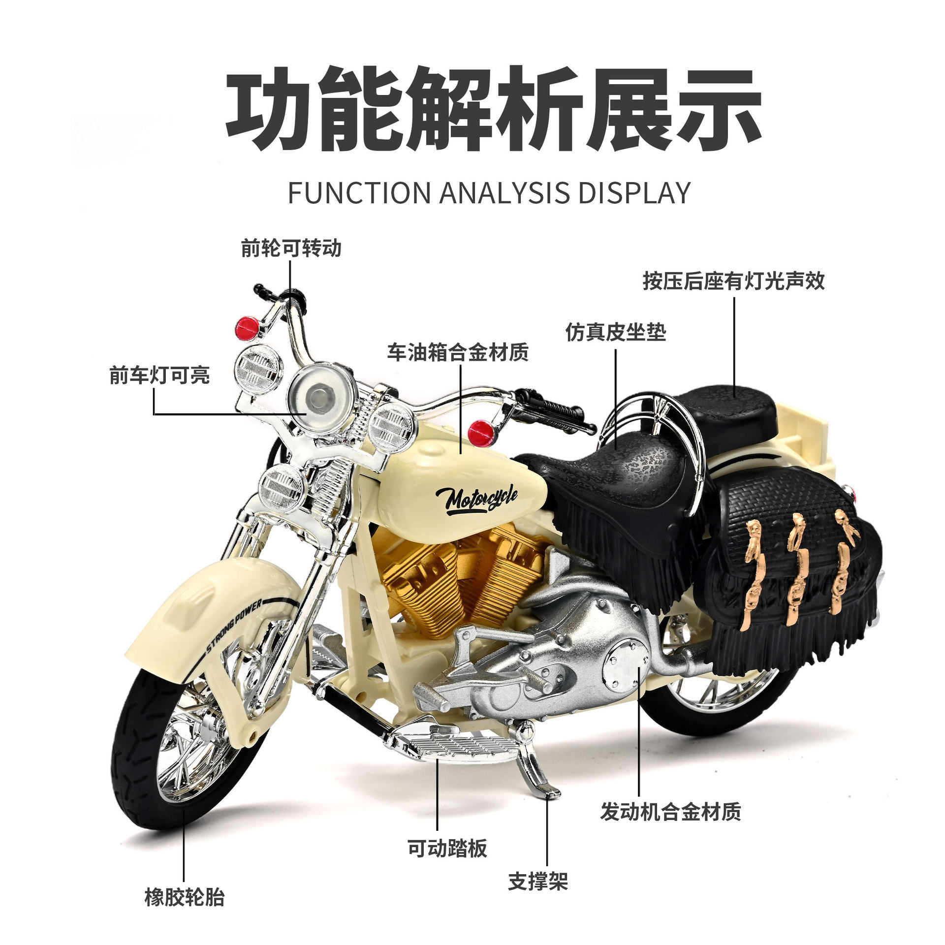 1:10 Harley Alaşım Döküm Motos - Model Kit Aoshima incelemesi ve fiyatı