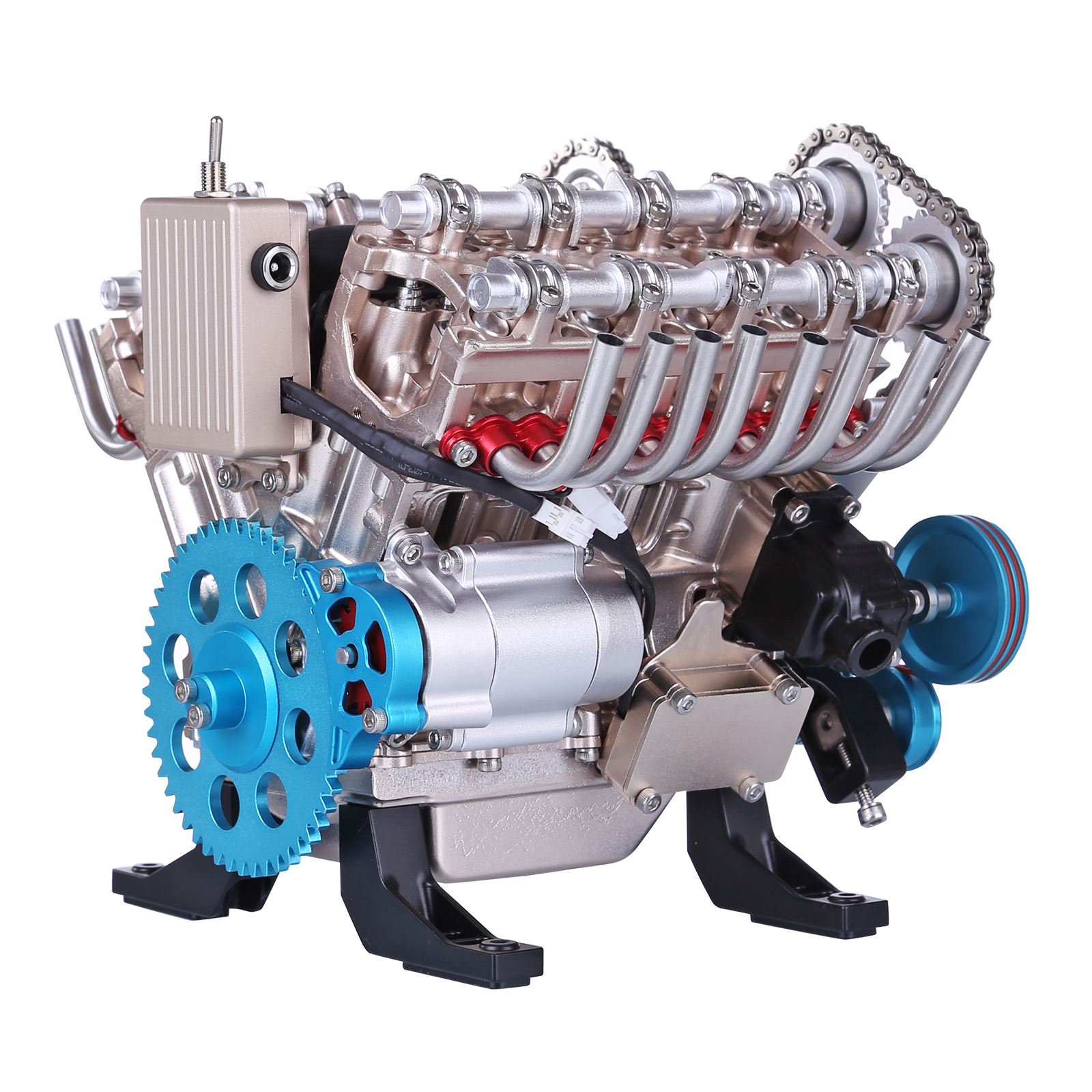 500 + Adet DIY V8 Motor Modeli - Model Kit Engine V8 incelemesi ve fiyatı