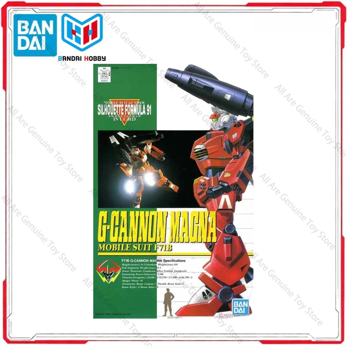 Orijinal Bandai Gundam Model K - Model Kit Formula 1 incelemesi ve fiyatı