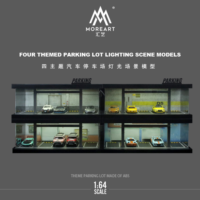 1:64 Dört Temalı Otopark Işıkl - Model Kit Car incelemesi ve fiyatı