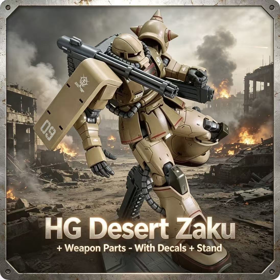 019HG Çöl Rengi Zaku Montaj Mo - Model Kit Escaflowne incelemesi ve fiyatı